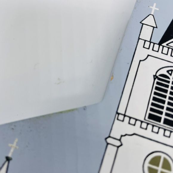 Rare Vintage The Cats Meow Church of Ste. Anne de Michilimackinac 1993 Signed - Picture 7 of 10